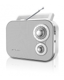 Muse | Portable Radio | M-051RW | AUX in | White
