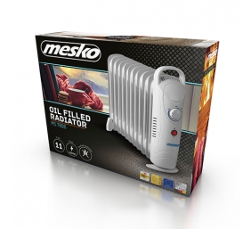 Mesko | MS 7806 | Oil Filled Radiator | 1200 W | White