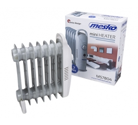 Mesko | MS 7804 | Oil Filled Radiator | 700 W | Number of power levels 1 | White