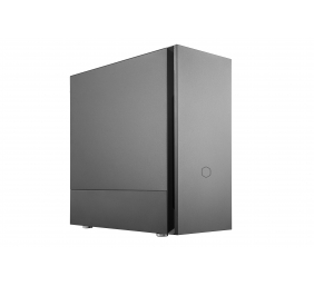 Cooler Master | Silencio S600 with steel side panel | Black | Mini ITX, Micro ATX, ATX | Power supply included No