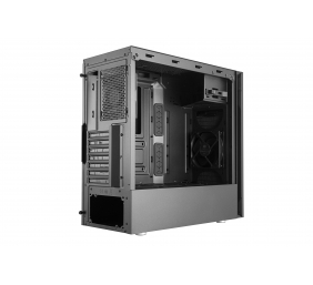 Cooler Master | Silencio S600 with steel side panel | Black | Mini ITX, Micro ATX, ATX | Power supply included No