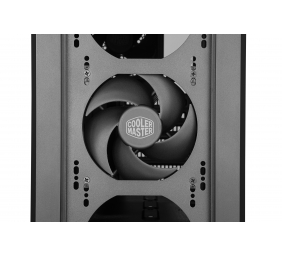 Cooler Master | Silencio S600 with steel side panel | Black | Mini ITX, Micro ATX, ATX | Power supply included No