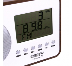 Camry | Digital Radio | CR 1153 | 5 W | White/woden