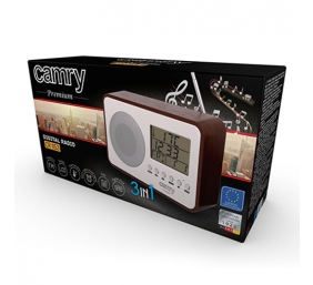 Camry | Digital Radio | CR 1153 | 5 W | White/woden