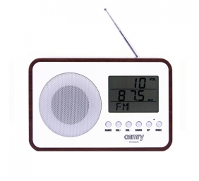 Camry | Digital Radio | CR 1153 | 5 W | White/woden