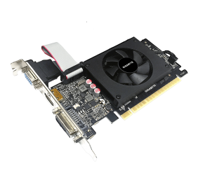 Gigabyte | GV-N710D5-2GIL | NVIDIA | 2 GB | GeForce GT 710 | GDDR5 | DVI-D ports quantity 1 | HDMI ports quantity 1 | PCI-E 2.0 x 8 | Memory clock speed 5010 MHz | Processor frequency 954 MHz