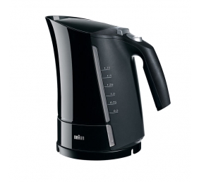 Braun | Kettle | WK500BK Multiquick 5 | Standard | 3000 W | 1.7 L | Plastic | 360° rotational base | Black