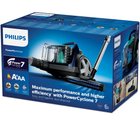 Philips | Vacuum cleaner | PowerPro Active FC9556/09 | Bagless | Power 900 W | Dust capacity 1.5 L | Blue