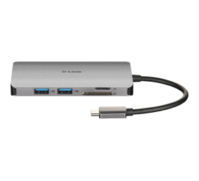 D-Link | 8-in-1 USB-C Hub with HDMI/Ethernet/Card Reader/Power Delivery | DUB-M810 | USB hub | USB Type-C