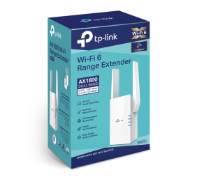 TP-LINK | Range Extender | RE605X | 802.11ax | Mesh Support No | 574+1201 Mbit/s | 10/100/1000 Mbit/s | Ethernet LAN (RJ-45) ports 1 | No mobile broadband | MU-MiMO No | Antenna type 2xExternal