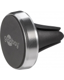 Goobay | Magnetic mount Metal Slim Design for smartphones (35mm) | 38685 | Black/Silver | Magnetic holder is suitable for almost every smartphone; Quick-Snap assembly technology for quick and easy use; Smart and almost invisible fastening option on the ca